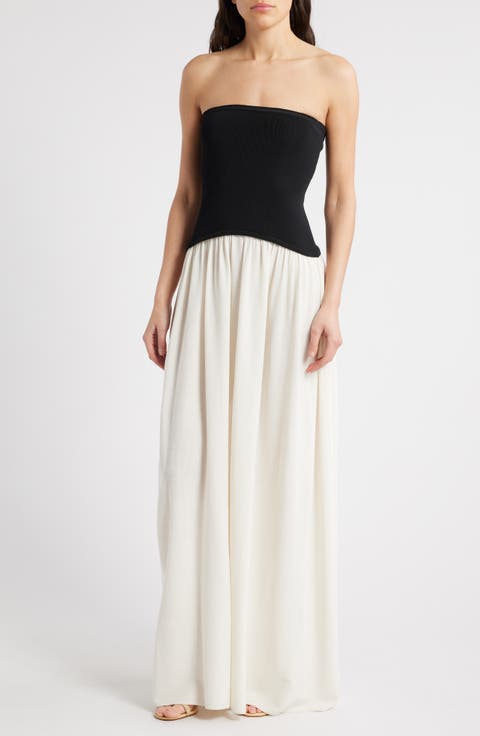 Soglio Strapless Maxi Dress