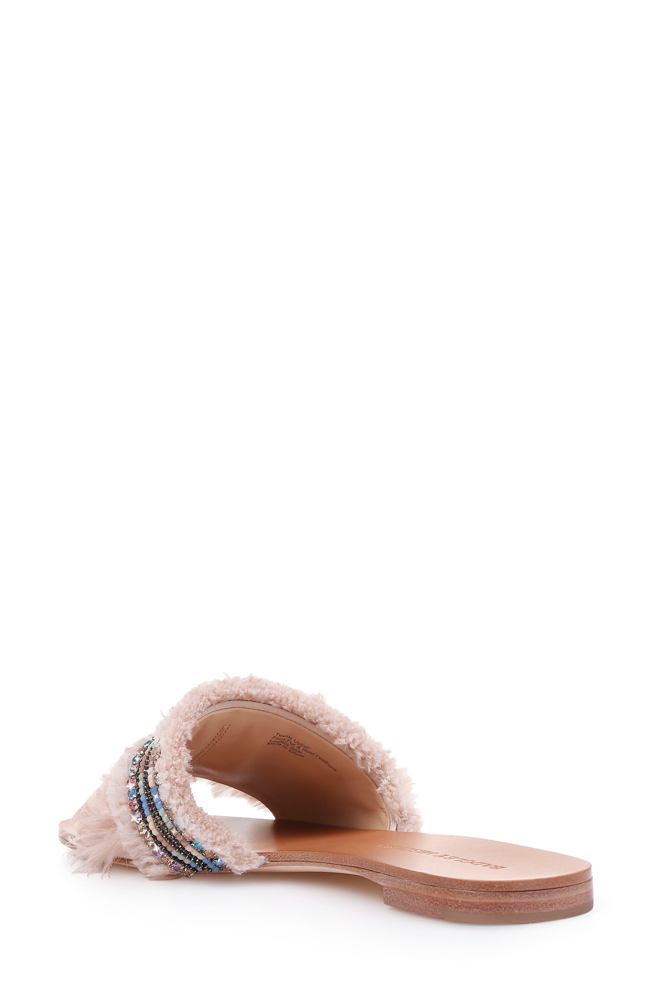 Badgley Mischka Collection Badgley Mischka Fortune Embellished Slide Sandal, Alternate, color, 