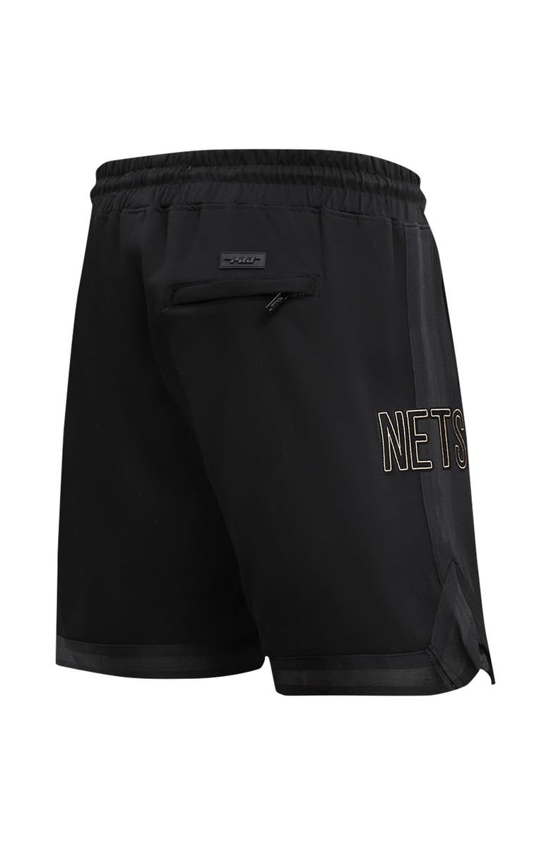 PRO STANDARD Men's Pro Standard Black Brooklyn Nets Shorts, Alternate, color, 