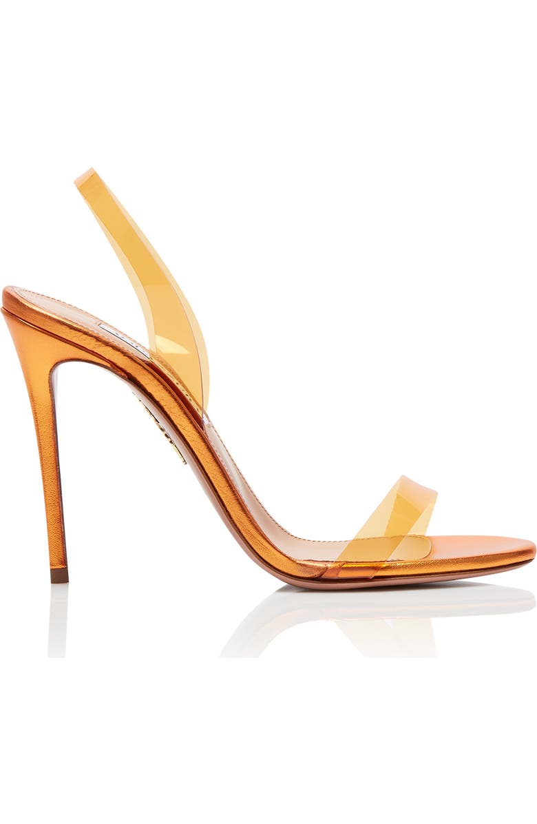 Aquazzura So Nude Slingback Sandal, Main, color,