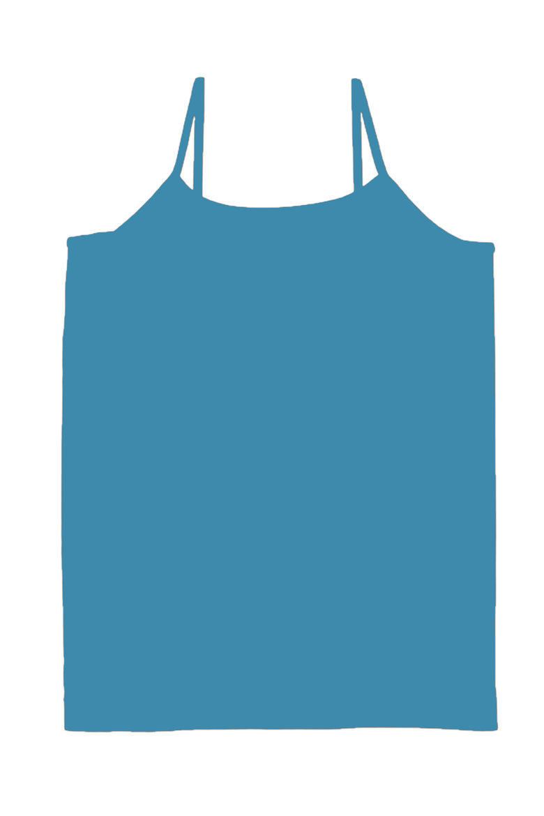 Solid cami - Big Kid, Alternate, color, Denim Blue