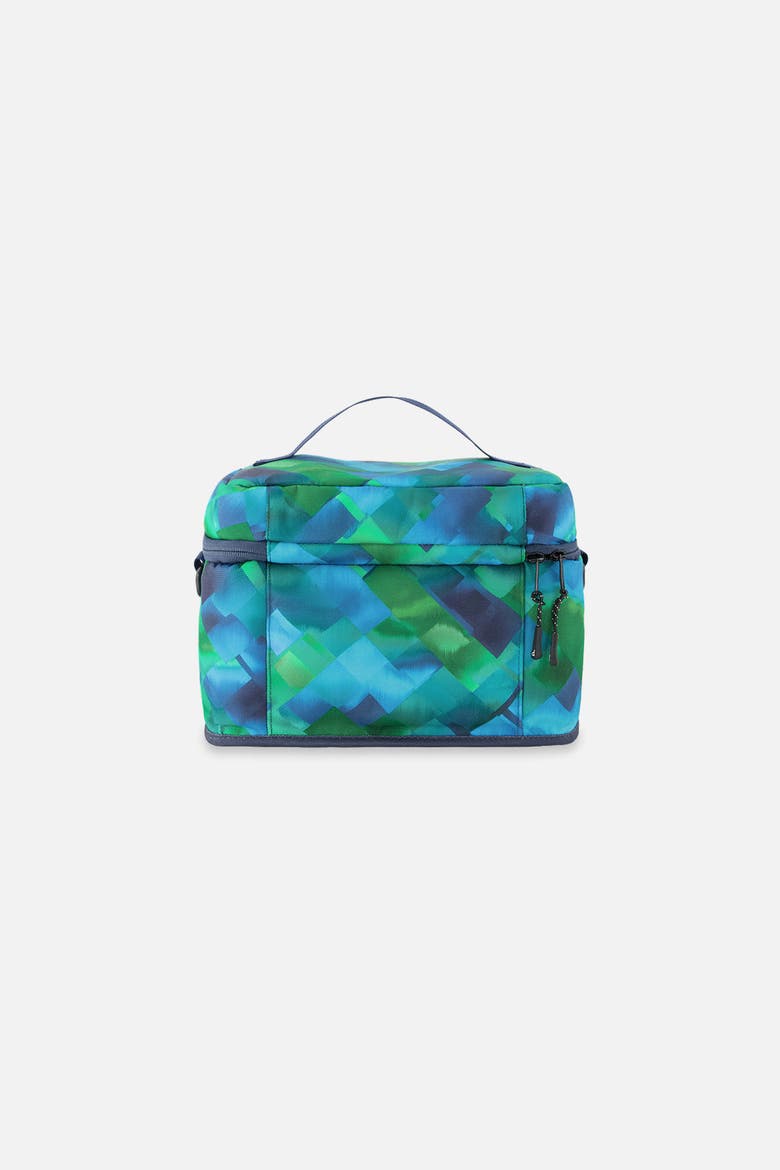 Diamond Playful Durable Spacious Lunch Box, Alternate, color, Blue Diamond Print