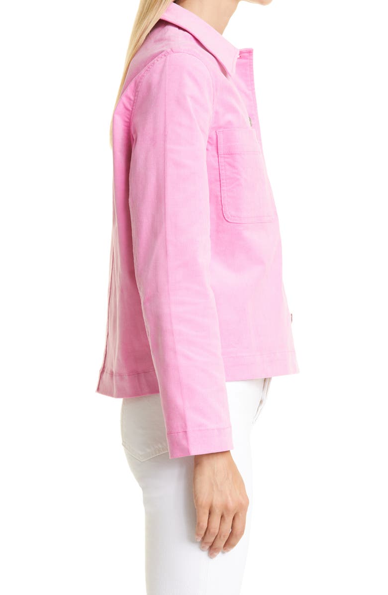 Samsøe Samsøe Bui Stretch Brushed Cotton Corduroy Jacket, Alternate, color, 