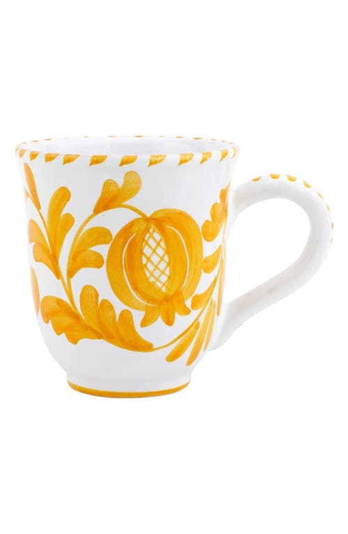 Vietri Arezzo Mug In Yellow