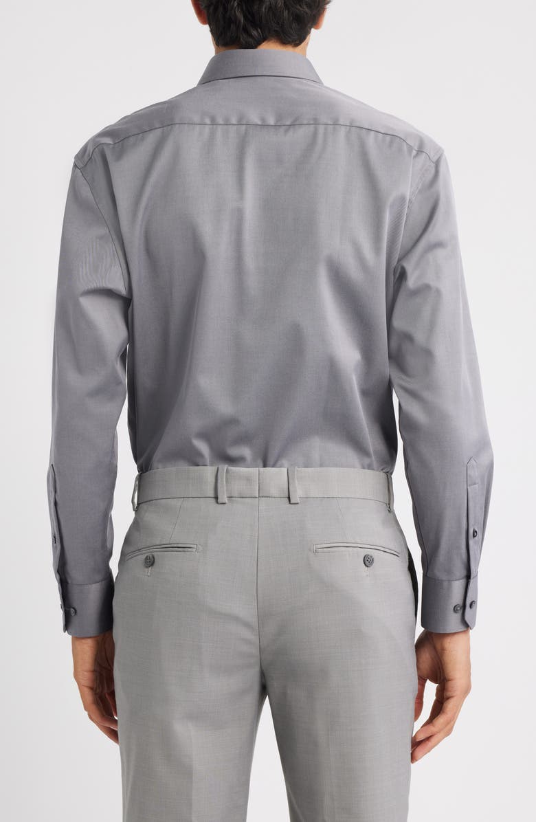 Eterna Cover Modern Fit Non-Iron Cotton Cover Shirt, Alternate, color, Steel