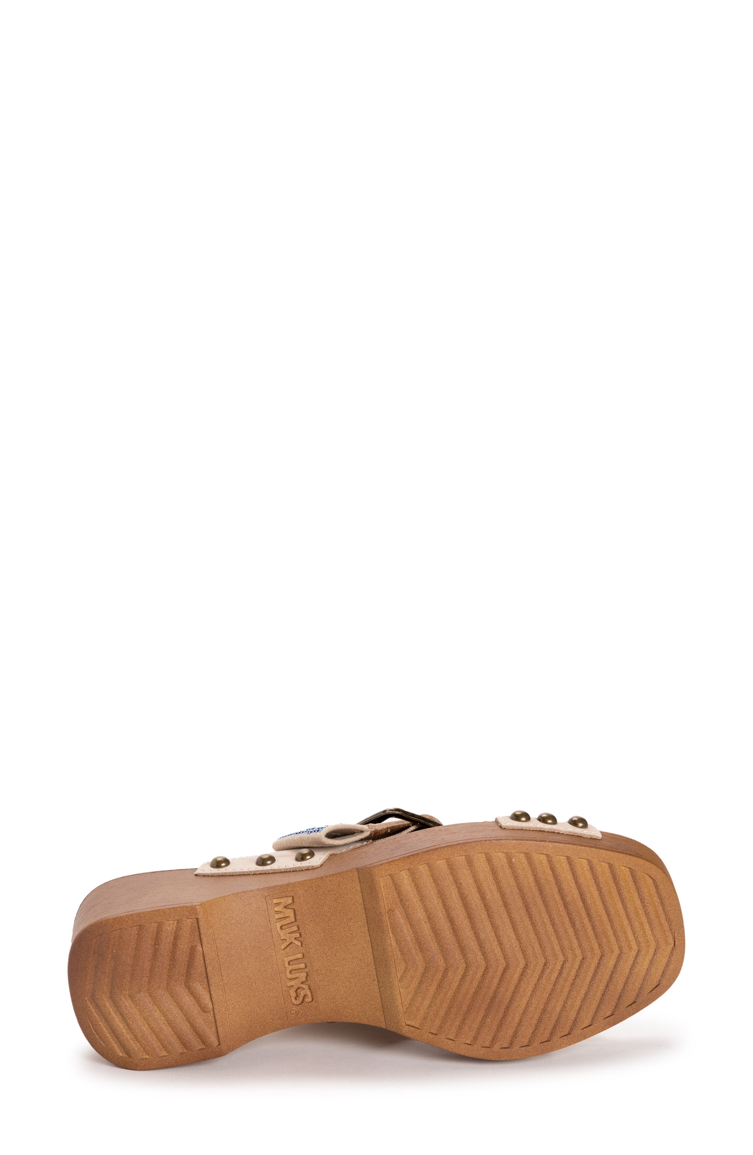 Platform Slide Sandal, Alternate, color, NATURAL NUBUCK