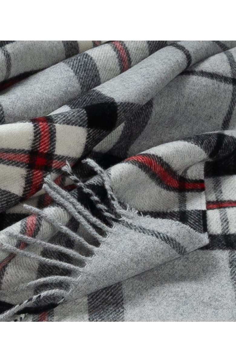 Prince of Scots Merino Wool Throw, Alternate, color, Grey Thompson
