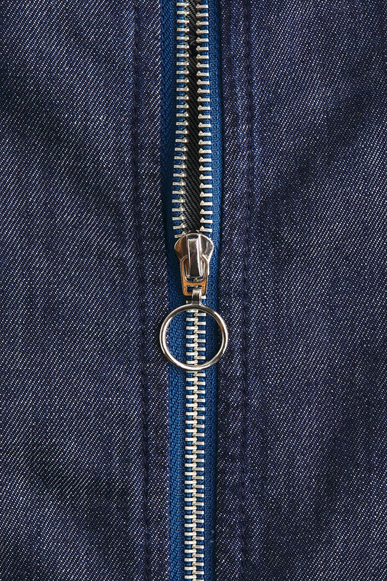 Sporty Denim Jacket, Alternate, color, Dark denim blue