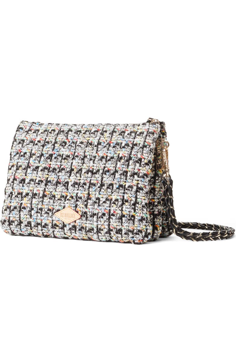 MZ Wallace Large Crosby Pippa Quilted Crossbody Bag, Alternate, color, Boucle