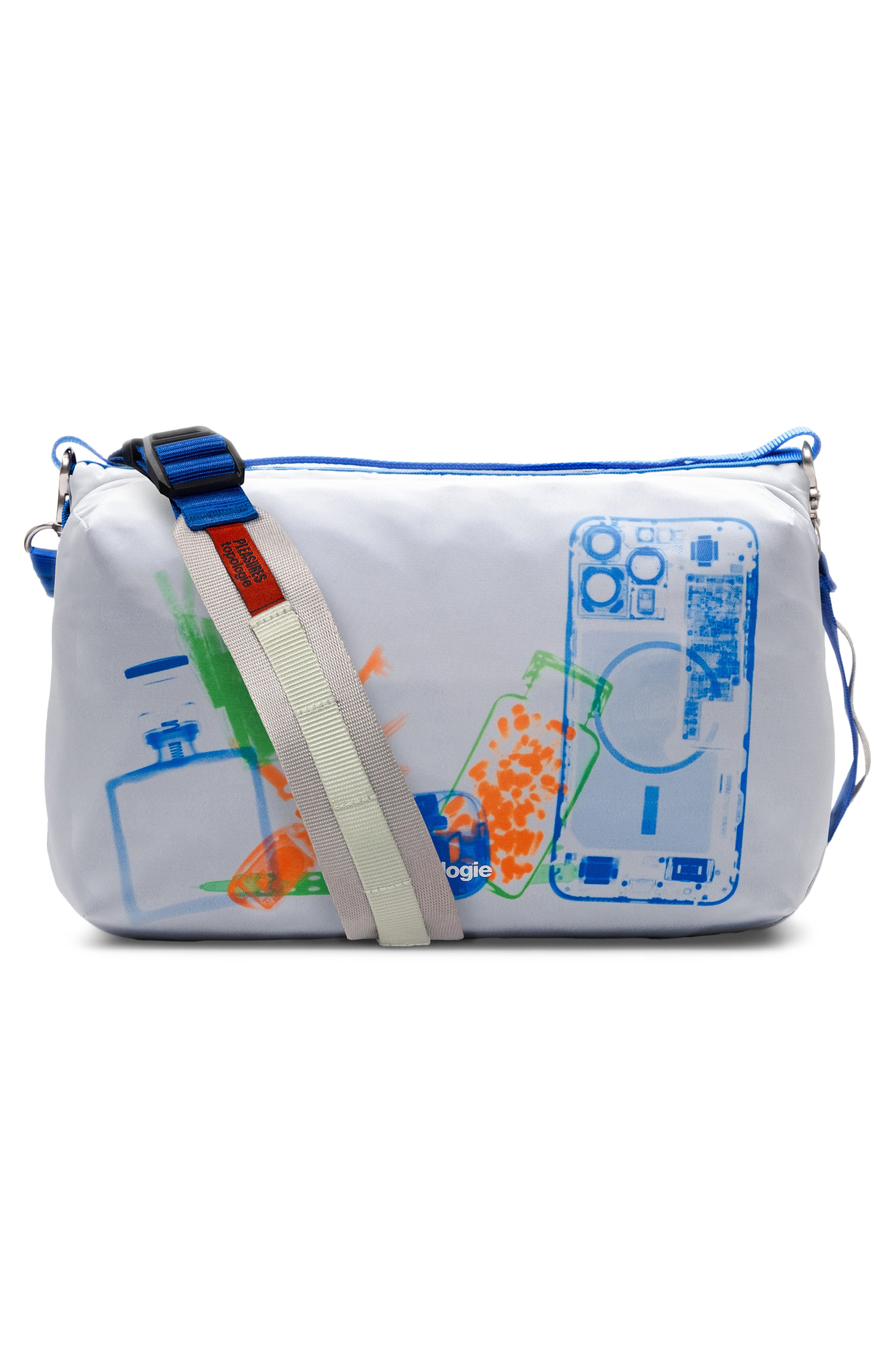 PLEASURES x Topologie Large Sacoche, Alternate, color, Liminal Gray