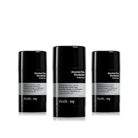 Alcohol Free Deodorants Multi-Pack Of 3
