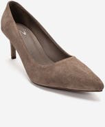 Forever & Always Shoes Clyde Leather Stiletto Pointed Toe Pump