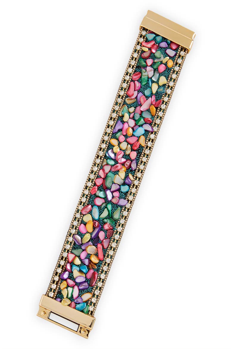 Gravel Beaded Bracelet, Alternate, color, MULTI