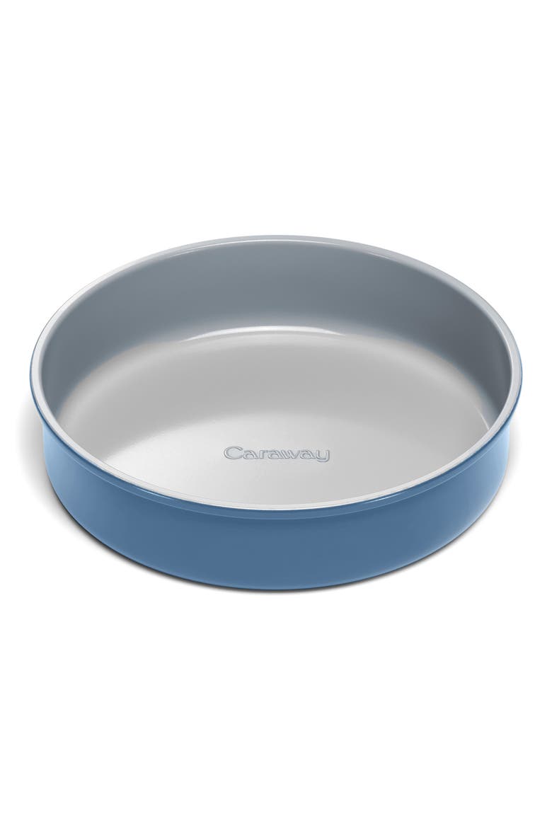 Nonstick Ceramic Round Cake Pan, Main, color, SLATE
