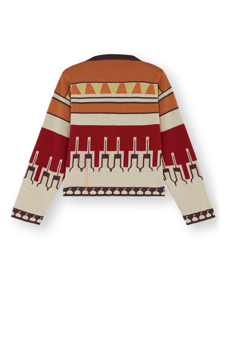 Fortela Pattern Cardigan, Alternate, color, Multicolor