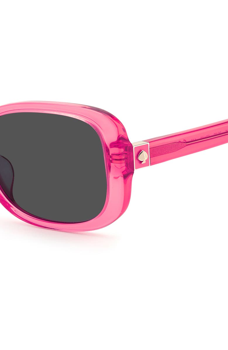 Kate Spade New York dionnas 52mm polarized rectangular sunglasses, Alternate, color,