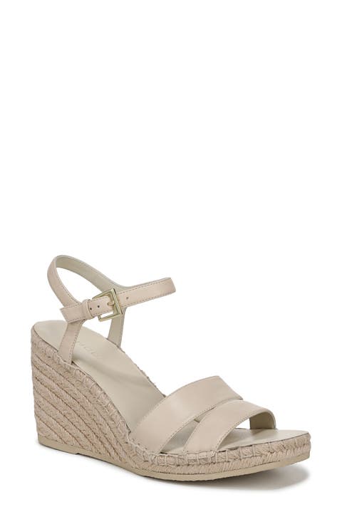 Gwen Ankle Strap Espadrille Platform Wedge Sandal (Women)