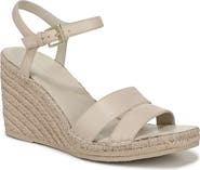 Vince Gwen Ankle Strap Espadrille Platform Wedge Sandal