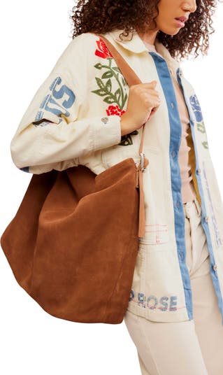 WTF Honor Suede Hobo Bag