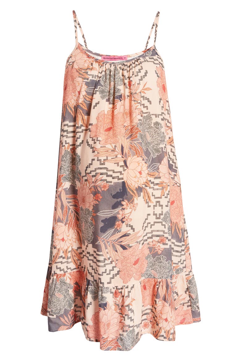 Floral Maternity Sundress, Alternate, color, PEONY PRINT