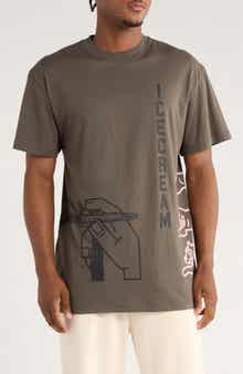 ICECREAM Oversize Spray Graphic T-Shirt