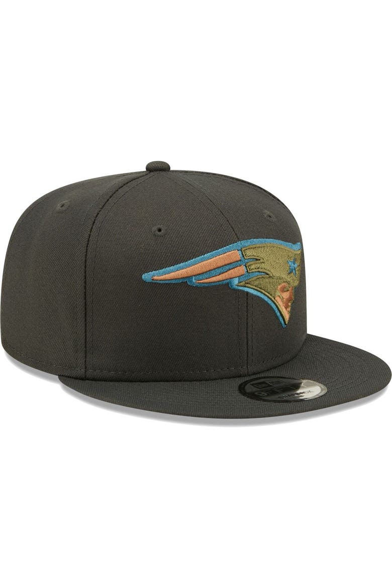 Men's New Era Graphite New England Patriots Color Pack Multi 9FIFTY Snapback Hat, Alternate, color, Graphite