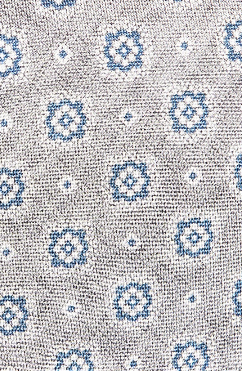 Jack Victor Pearson Medallion Silk Tie, Alternate, color, Taupe