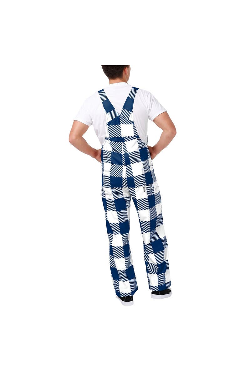 FOCO Men's FOCO Royal Indianapolis Colts Big Logo Plaid Overalls, Alternate, color,