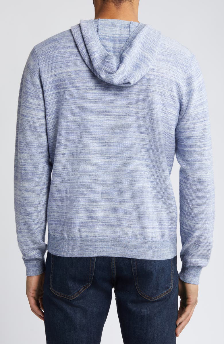 Peter Millar Crown Crafted Ravello Merino Wool Blend Zip Hoodie, Alternate, color,