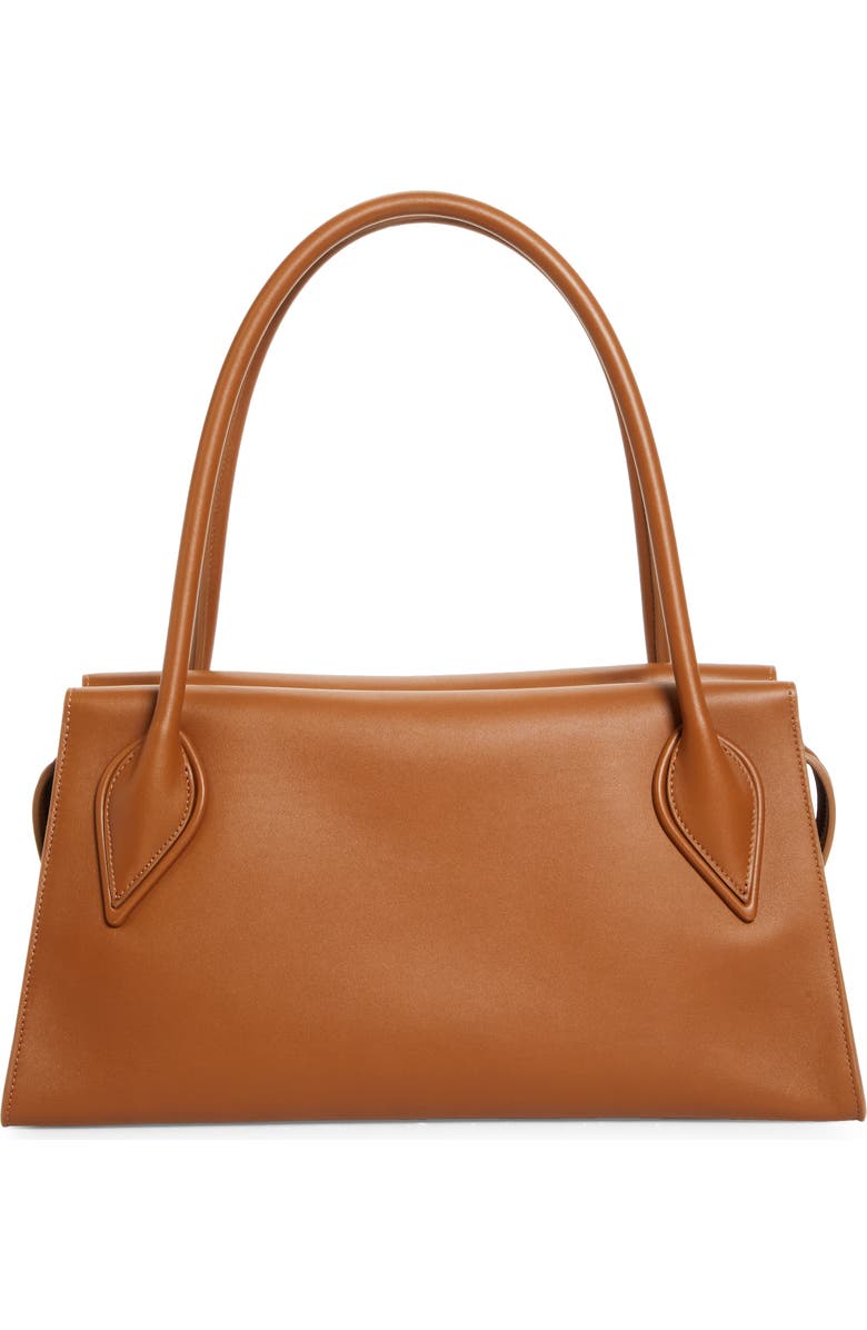 Christian Louboutin Medium Baguette Leather Shoulder Bag, Alternate, color, Cuoio