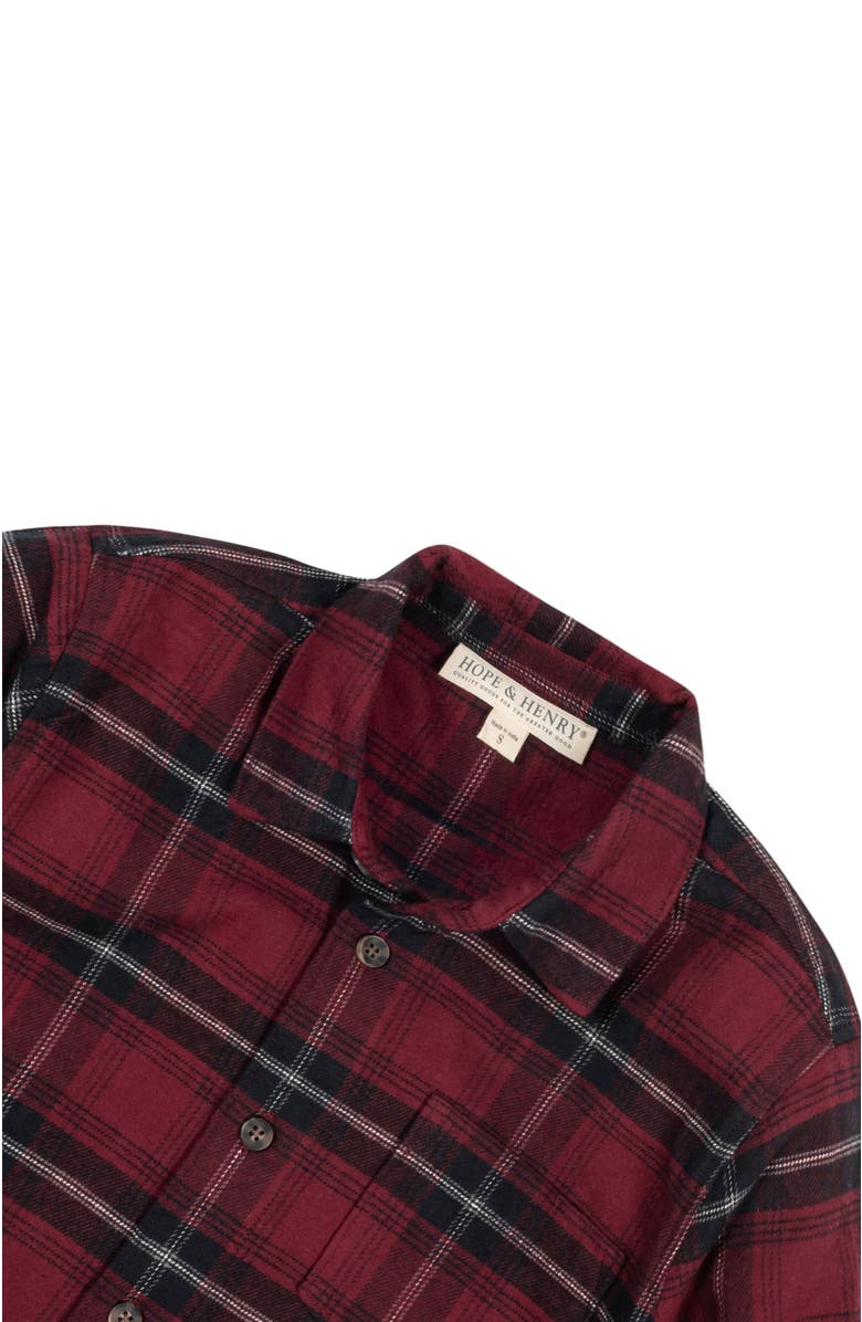 Hope & Henry Baby Boys' Organic Flannel Shirt, Infant, Alternate, color, 
