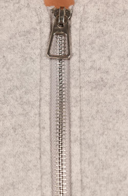 Petal And Pup Petal & Pup Liv Zip-up Knit Jacket In Gray