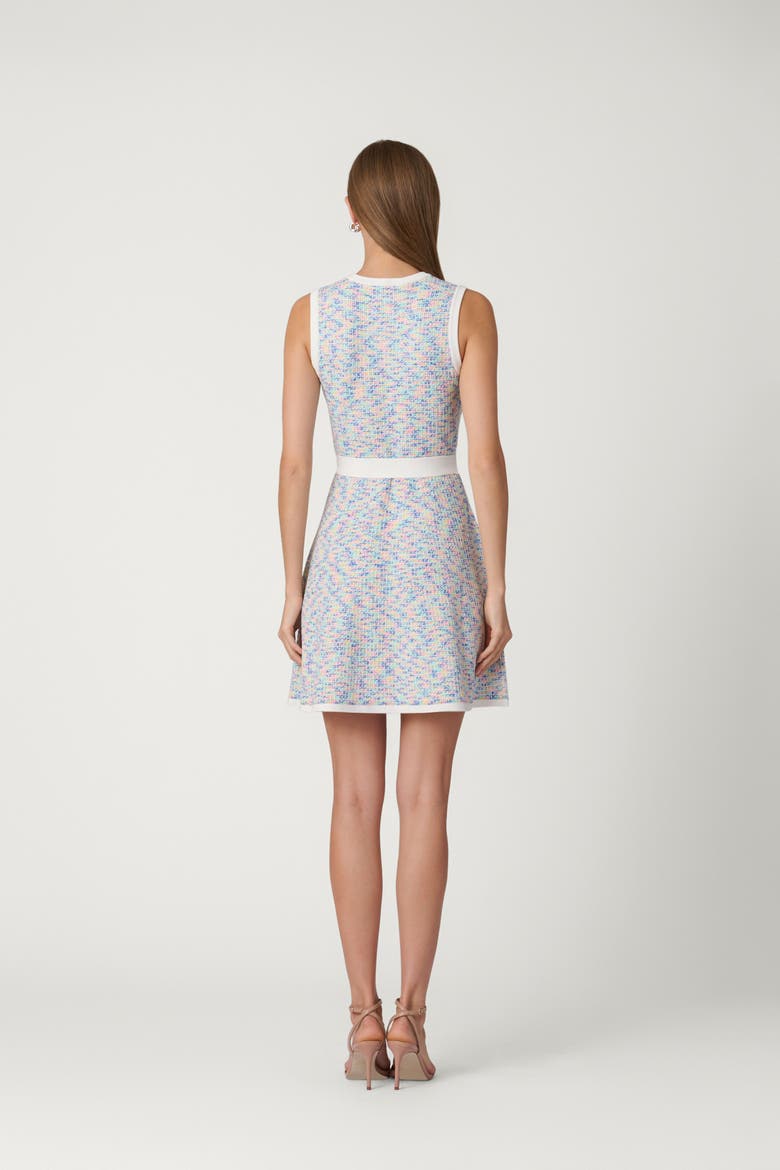 Talmadge Texture Knit Coco Dress, Alternate, color, Candy Multi/White