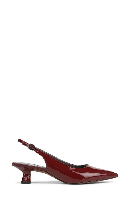 Franco Sarto Jaden Pointed Toe Slingback Pump In Red