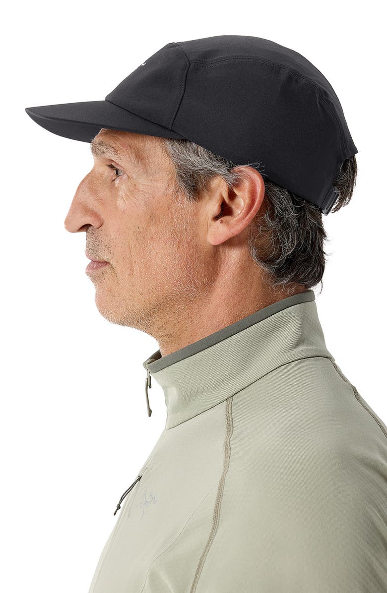 Arc'teryx Gamma Embroidered Water Repellent Adjustable Cap, Alternate, color, Black/ Arctic Silk