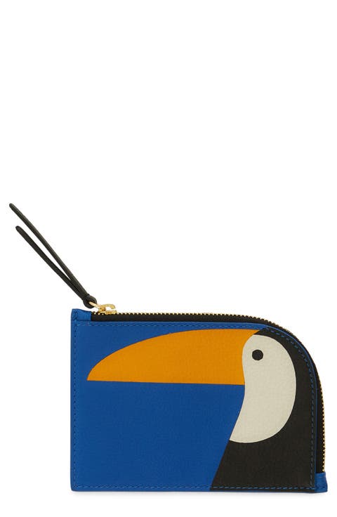 Toucan L-Zip Leather Wallet