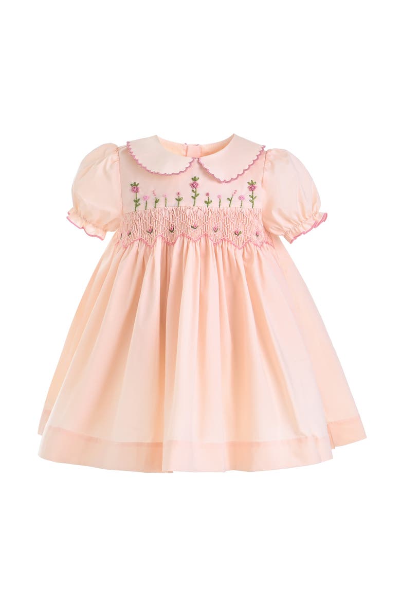 Arlette Smocked Dress, Main, color, Pink