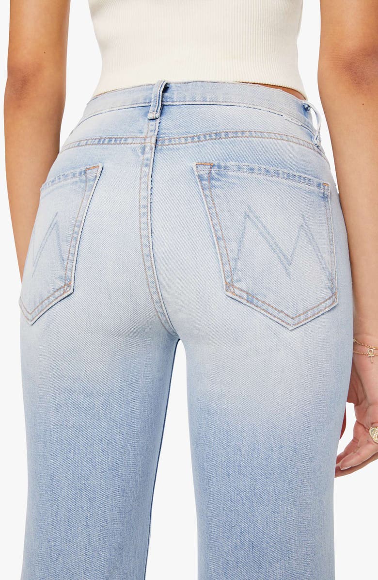 MOTHER The Kick It Ankle Flare Jeans, Alternate, color, Go Long