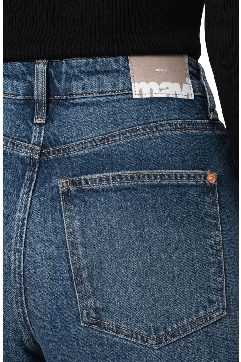 Florida High Waist Wide Leg Jeans, Alternate, color, MIDNIGHT CLASSIC BLUE
