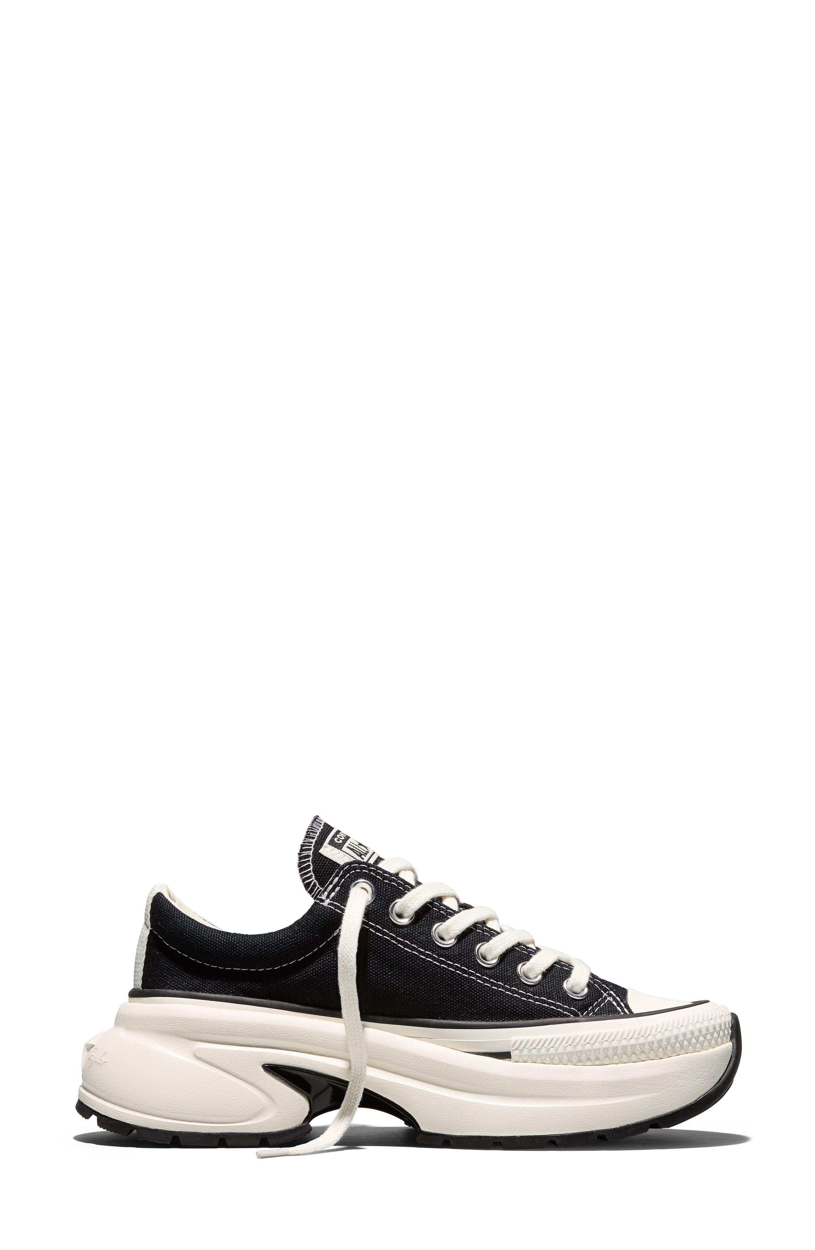 Run Star Crush Low Top Sneaker, Alternate, color, BLACK/EGRET/BLA