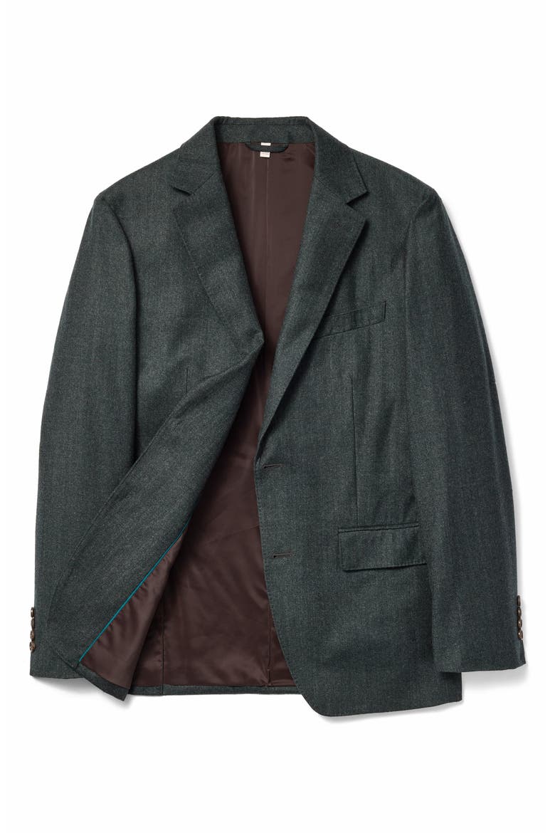 Etter Italian Wool Blazer, Alternate, color, GREEN NAILHEAD BRUSHED WOOL