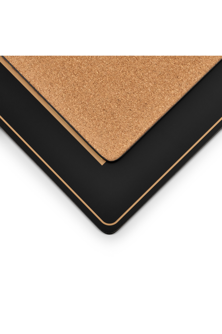 Tally Ho Set of 4 Cork Back Placemats, Alternate, color, Multi