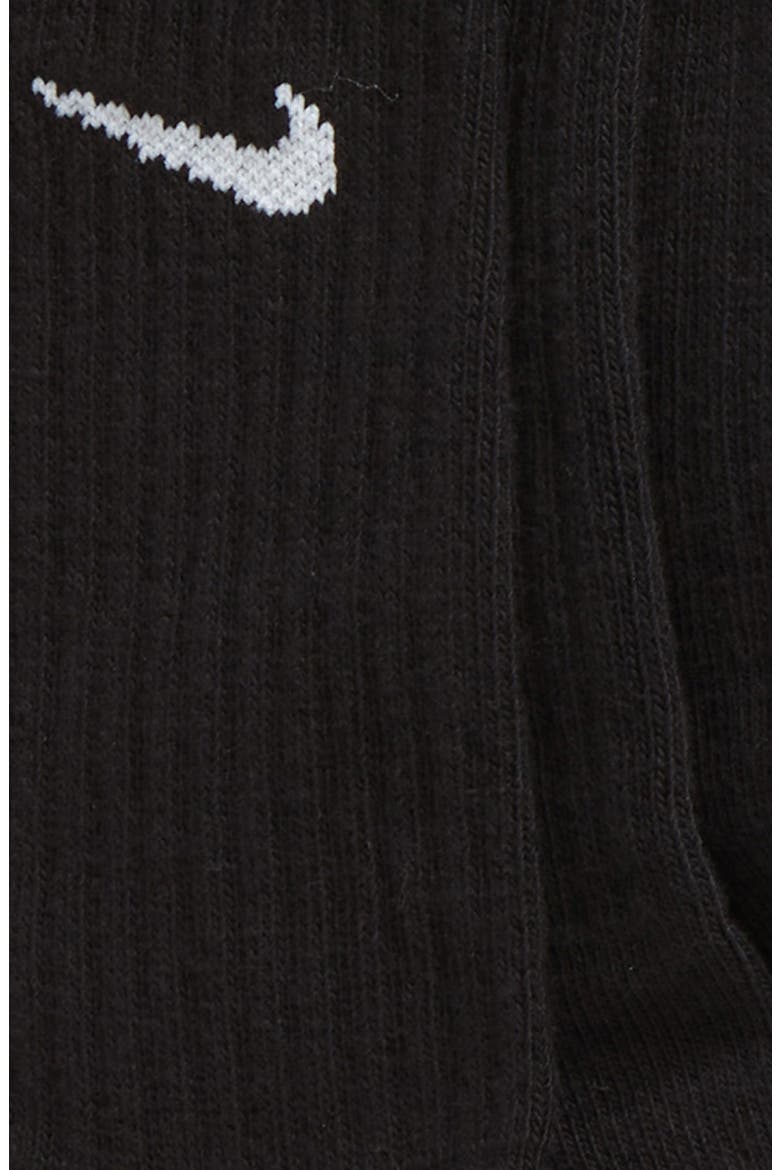 Pack of 6 Everyday Cushioned Crew Socks, Alternate, color, 010 BLACK/WHITE
