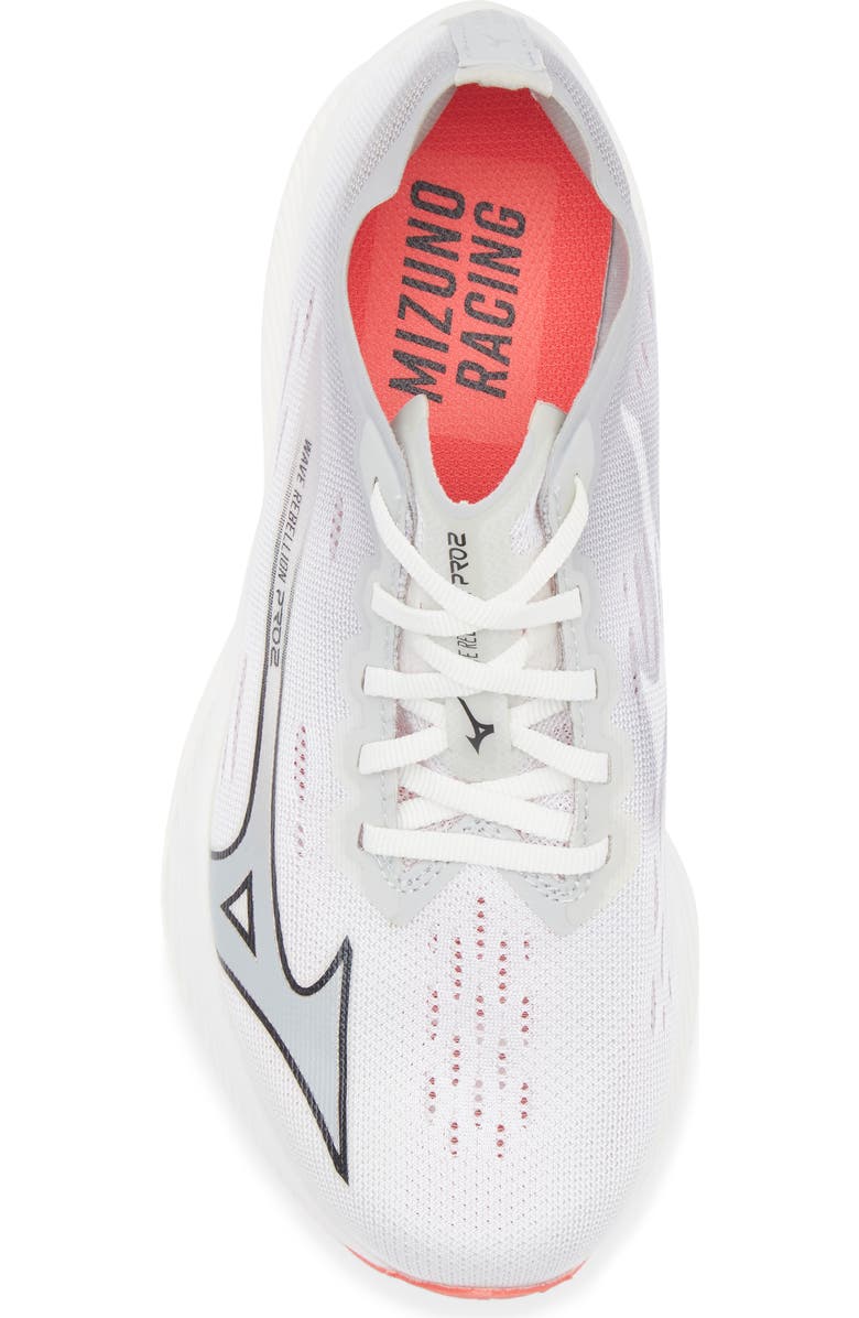 Mizuno Wave Rebellion Pro 2 Running Shoe, Alternate, color, White-Harbor Mist