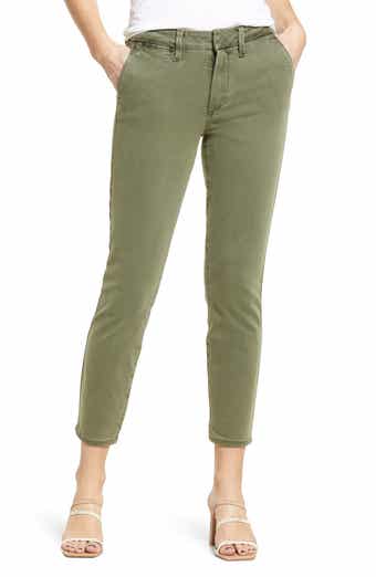 PAIGE Romy Stretch Cotton Crop Pants