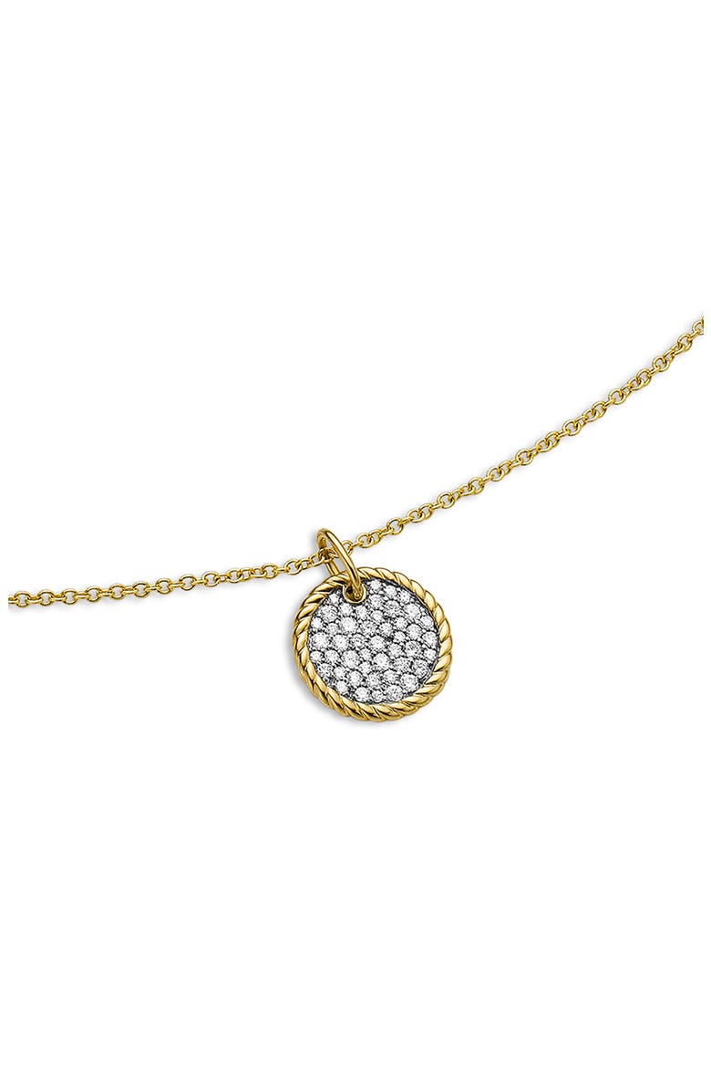 Cable Collectibles Pavé Charm with Diamonds in Gold, Alternate, color, DIAMOND