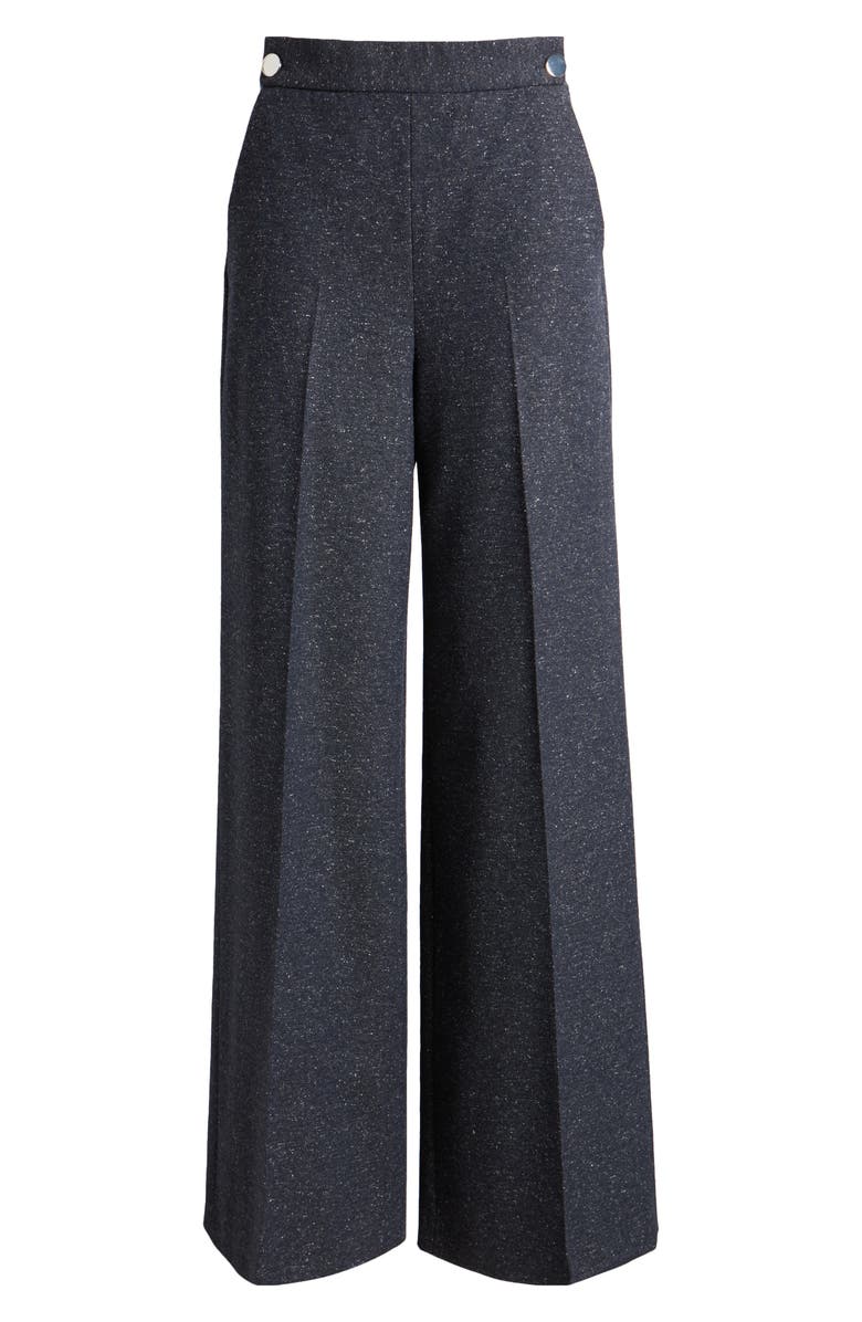 BOSS Tupita Wide Leg Wool Blend Sailor Pants, Alternate, color,