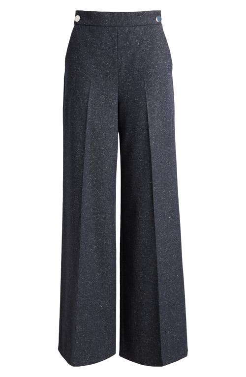 Shop Hugo Boss Boss Tupita Wide Leg Wool Blend Sailor Pants