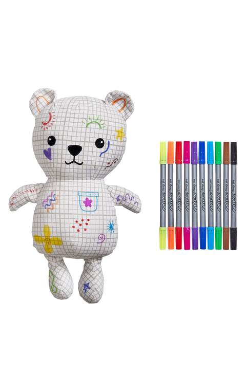 Color-In Doodle Artie Bear