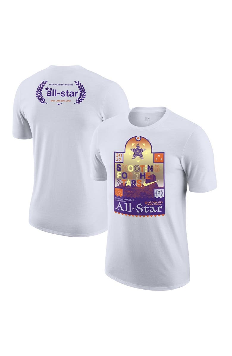 Nike Men's Nike White 2023 NBA All-Star Game Courtside Max 90 T-Shirt, Main, color, 